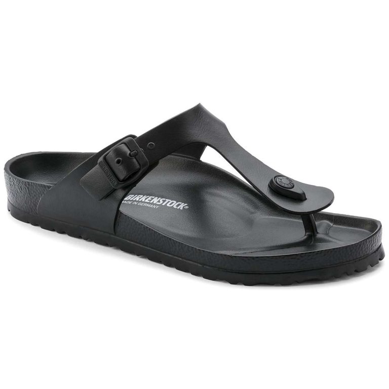 Black Birkenstock Gizeh Essentials EVA Women's Water Friendly Sandals | B9ulqtsCPkb