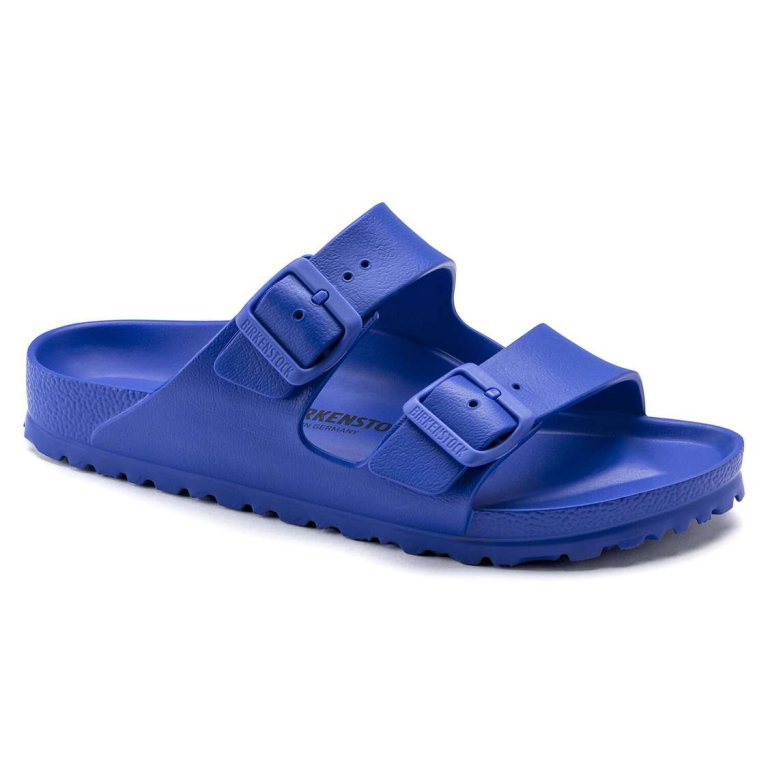 Blue Birkenstock Arizona Essentials EVA Men's Water Friendly Sandals | VDyVbr6NO8N