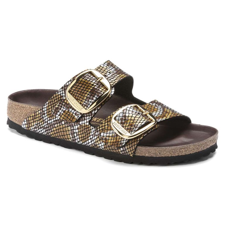 Brown Birkenstock Arizona Big Buckle Microfiber Women's Two Strap Sandals | QvTT6ifcZ9B