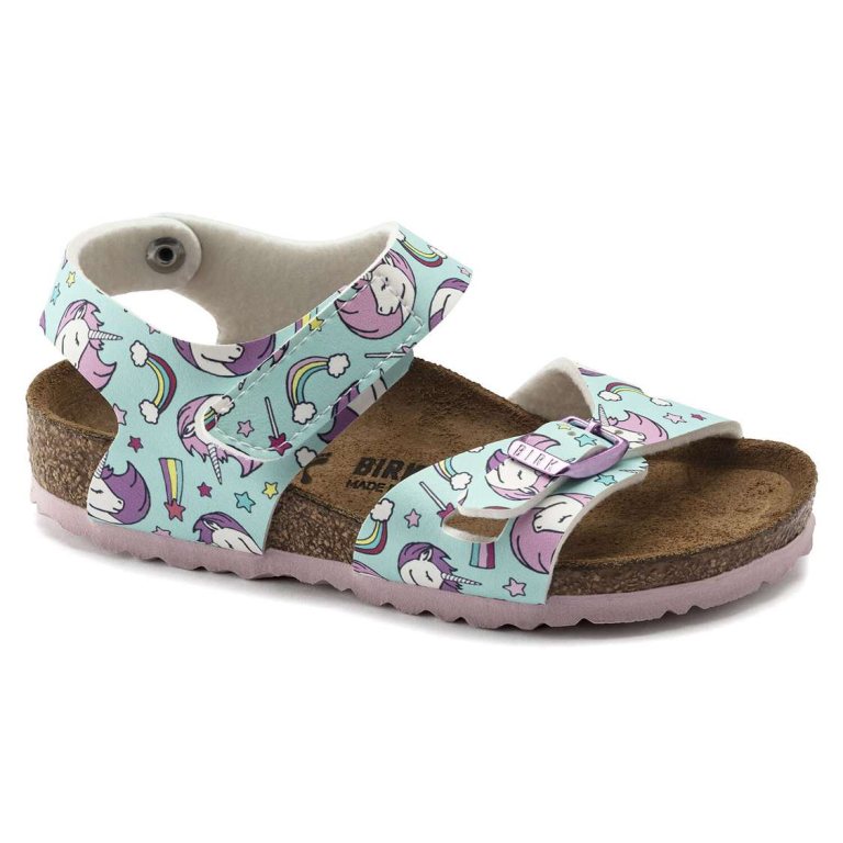 Brown Birkenstock Colorado Birko-Flor Kids' Girls Sandals | Fz6oXM5T5FG