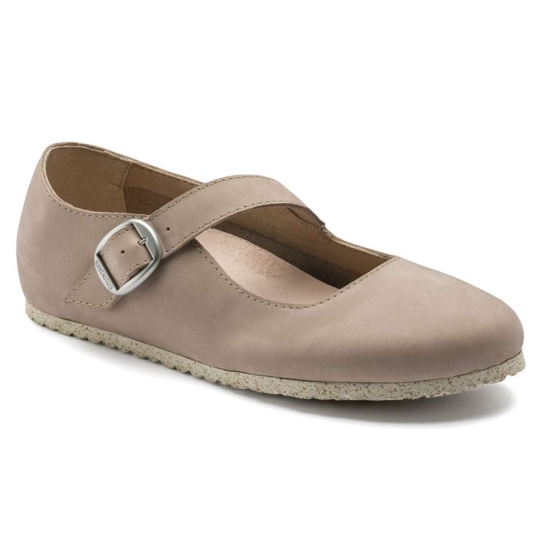 Brown Birkenstock Tracy Nubuck Leather Women's Low Shoes | f14Nbj99U1s