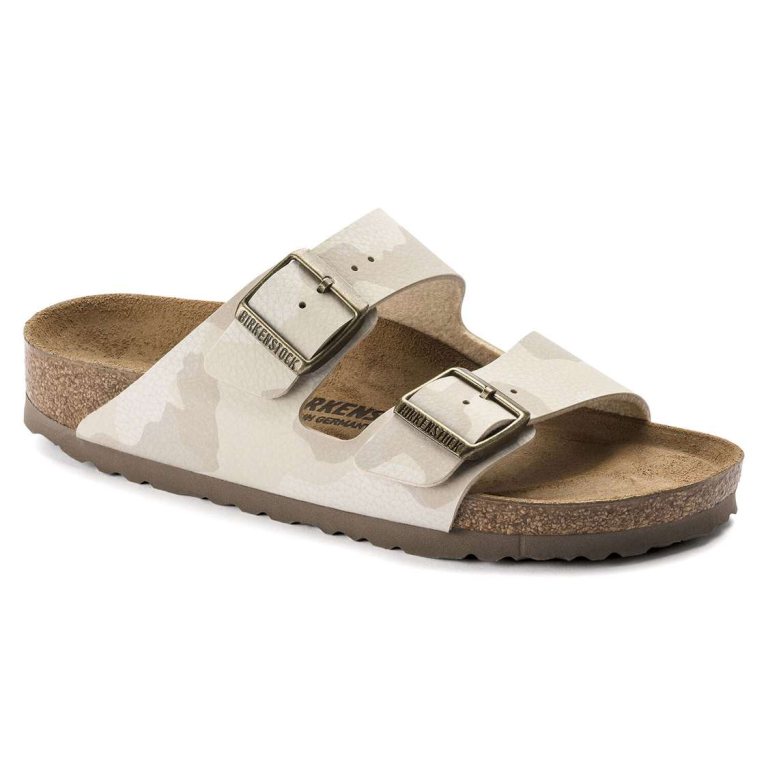 Camo Birkenstock Arizona Birko-Flor Women's Two Strap Sandals | 7zWN2jwE2OQ