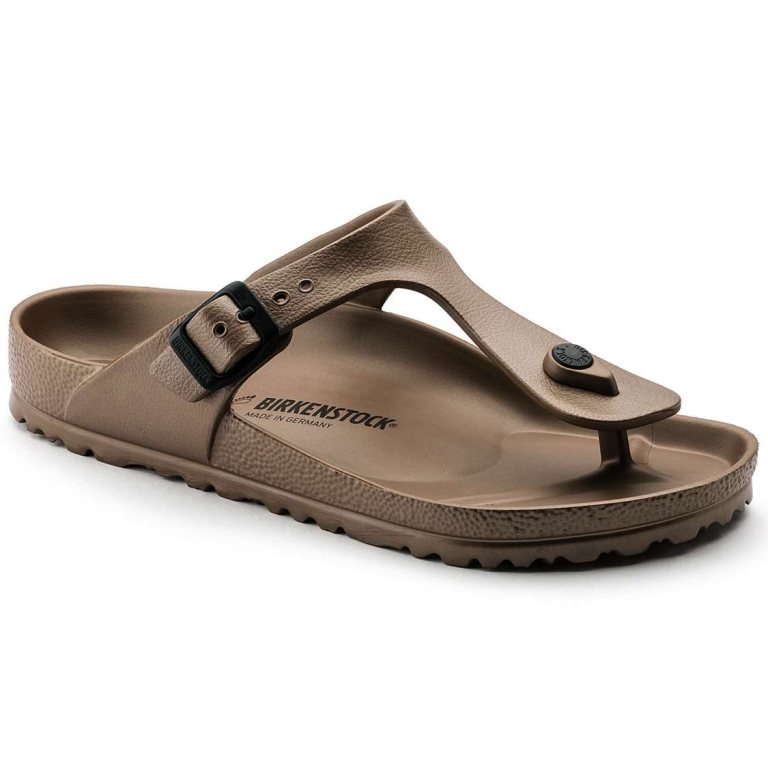 Copper Birkenstock Gizeh Essentials EVA Men's Water Friendly Sandals | LlCENLSR8vX