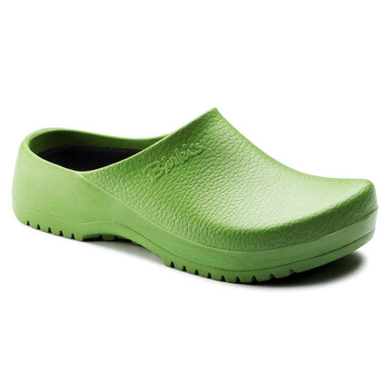 Green Birkenstock Super-Birki Polyurethane Women's Clogs | PWxJ7BOYq4s