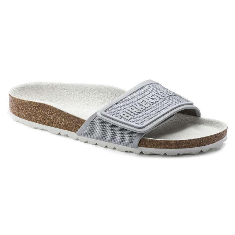 Grey Birkenstock Tema Microfiber Women's One Strap Sandals | 1IezUXnOfrK