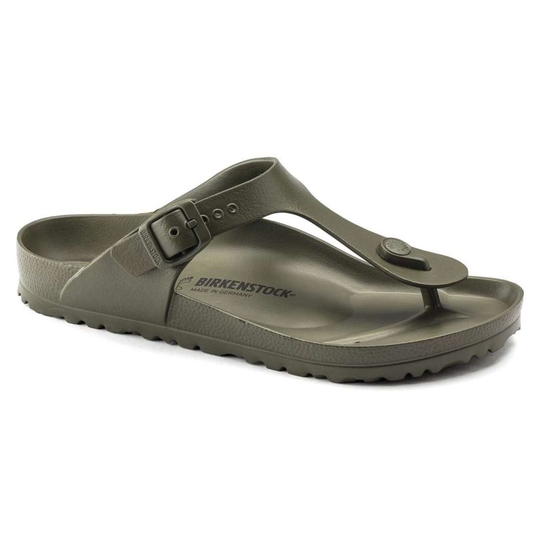 Khaki Birkenstock Gizeh Essentials EVA Women's Water Friendly Sandals | mQ5xj2vhDzg