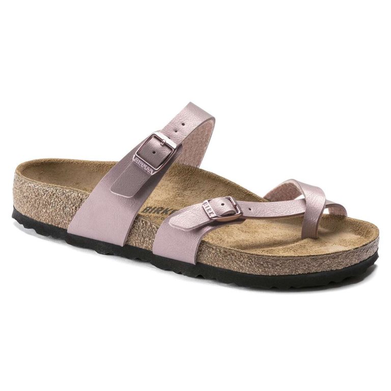 Lavender Birkenstock Mayari Birko-Flor Women's Thong | 7N8dV9E1djc