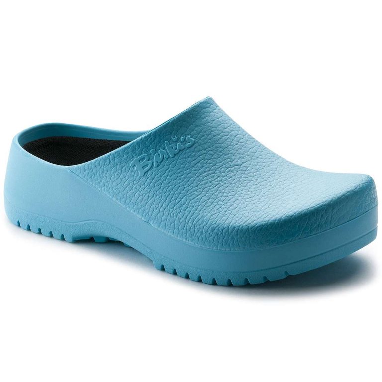 Light Blue Birkenstock Super-Birki Polyurethane Men's Clogs | znVM3iN3muD