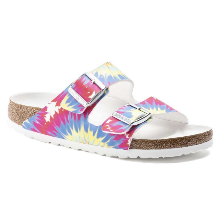 Multicolor Birkenstock Arizona Birko-Flor Women's Two Strap Sandals | HXH2AvluZoO