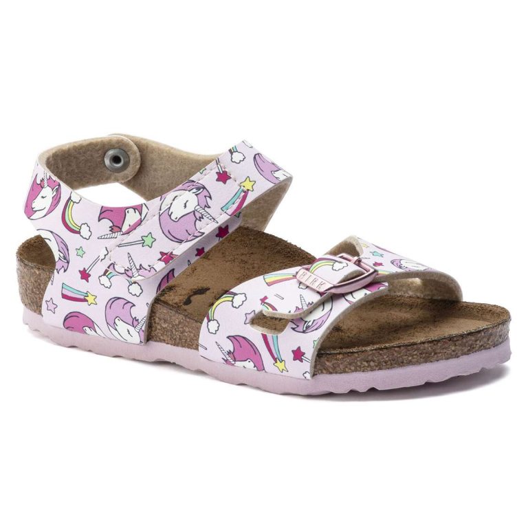 Rose Birkenstock Colorado Birko-Flor Kids' Girls Sandals | CXjx18M2sKB