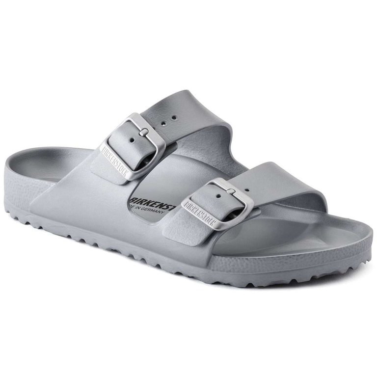 Silver Birkenstock Arizona Essentials EVA Women's Water Friendly Sandals | xUYiLOOQQpn