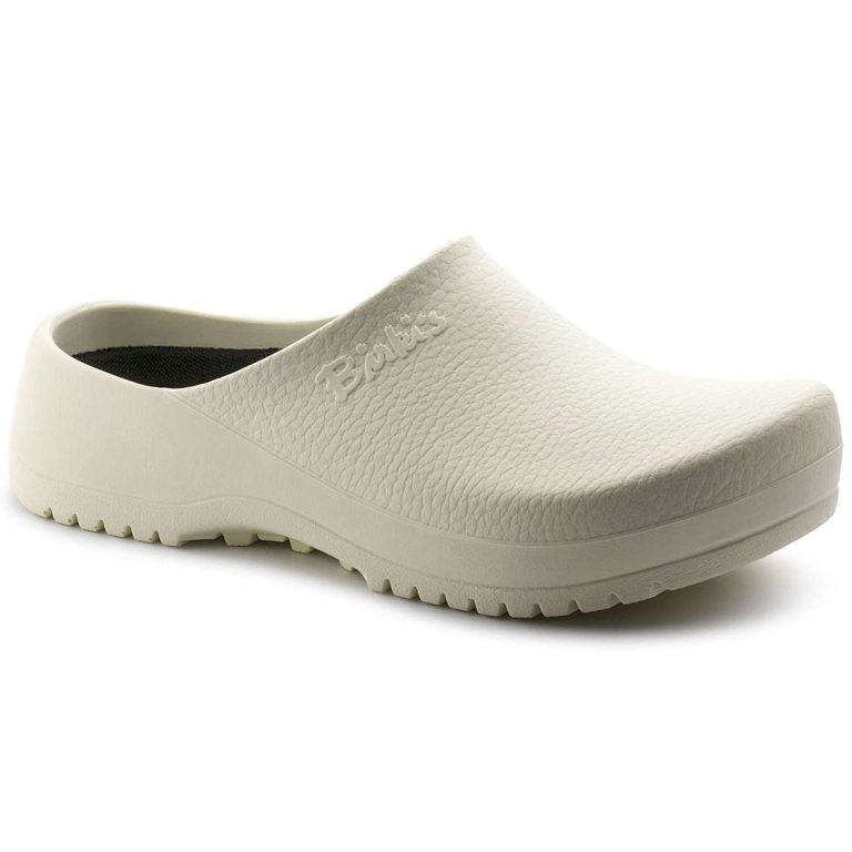 White Birkenstock Super-Birki Polyurethane Women's Clogs | kxJWqQhWRAm