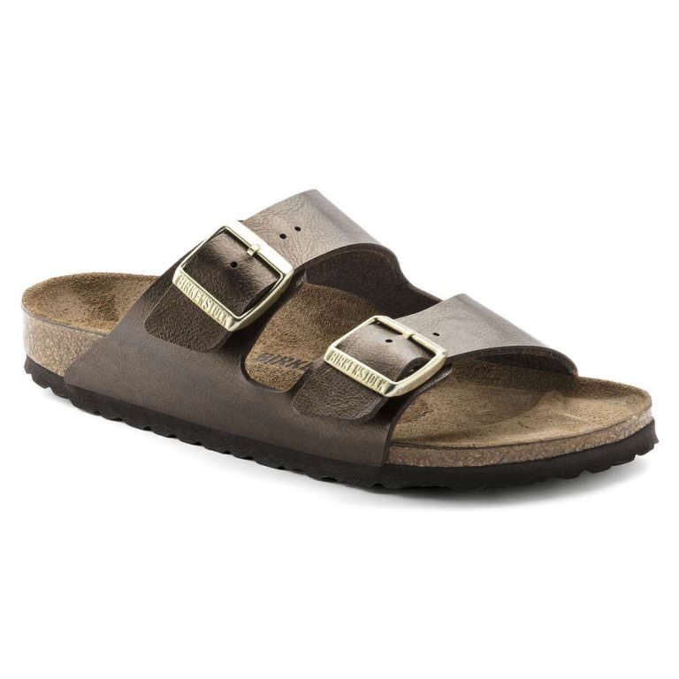 Yellow Birkenstock Arizona Birko-Flor Women's Two Strap Sandals | XRzHVc4pPaw