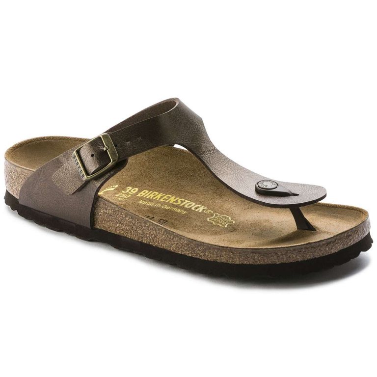 Yellow Birkenstock Gizeh Birko-Flor Women's One Strap Sandals | UToAwPt5KII