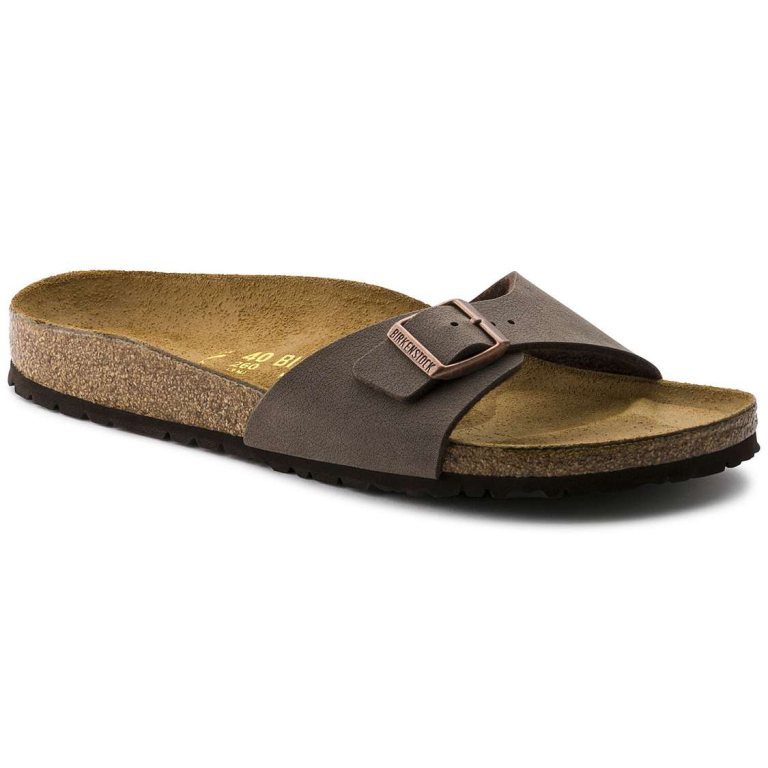 Yellow Birkenstock Madrid Birkibuc Women's One Strap Sandals | BvsPSAdCtBf