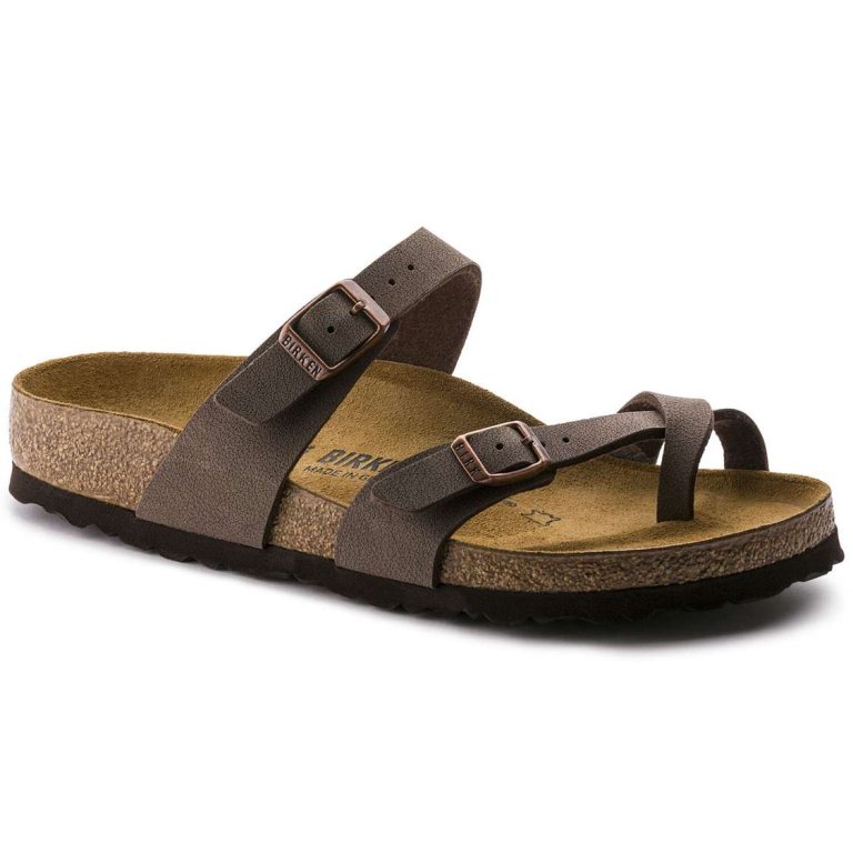 Yellow Birkenstock Mayari Birkibuc Men's Two Strap Sandals | Wfsnz9VI66f