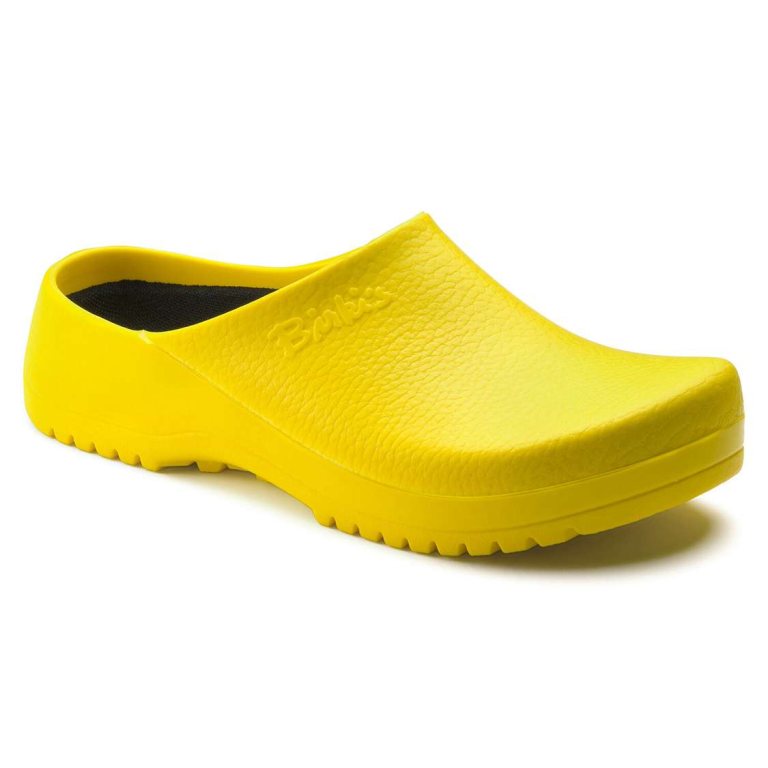 Yellow Birkenstock Super-Birki Polyurethane Men's Clogs | F8YQwJtcbCE