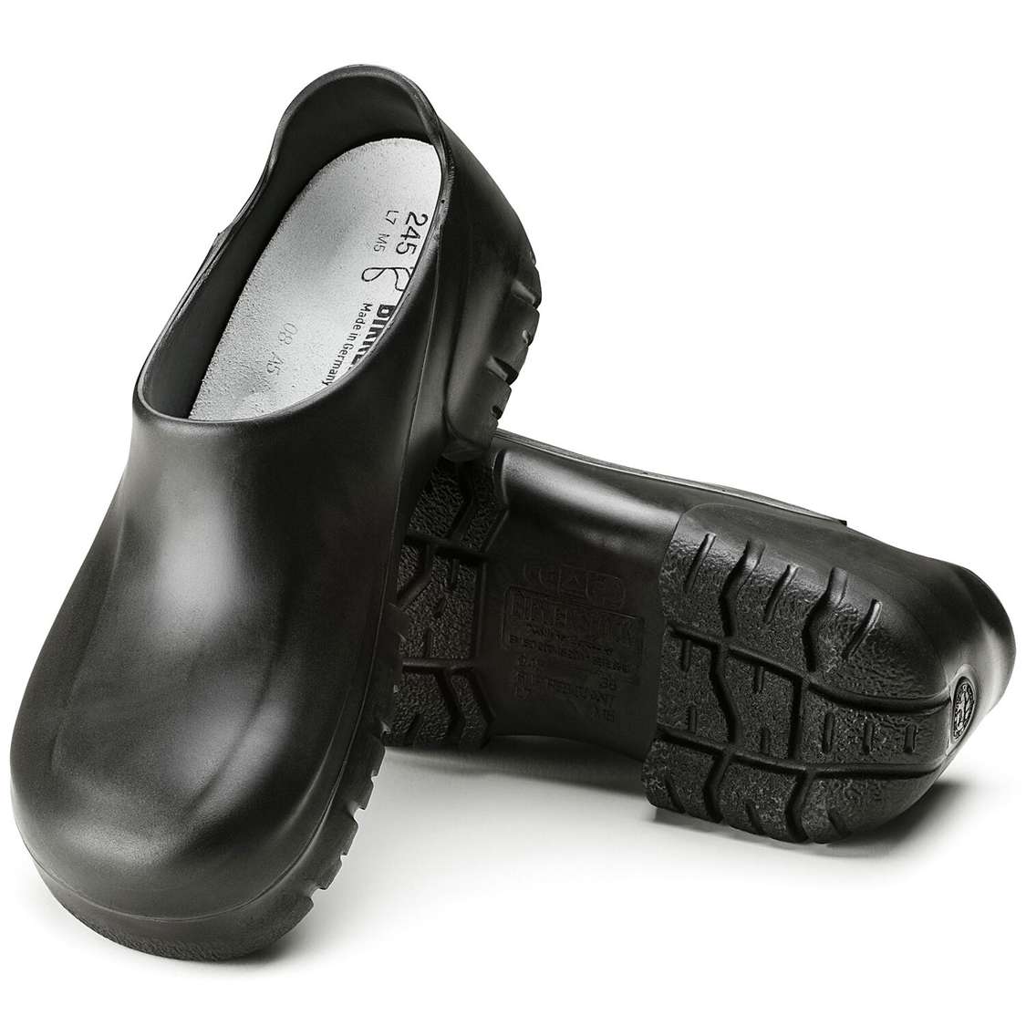 Black Birkenstock A 640 Polyurethane Men's Clogs | FG1ehV7PWs2