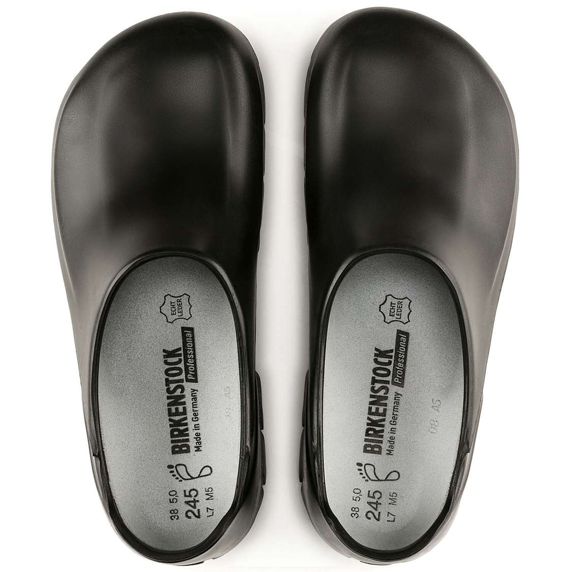 Black Birkenstock A 640 Polyurethane Men's Clogs | FG1ehV7PWs2