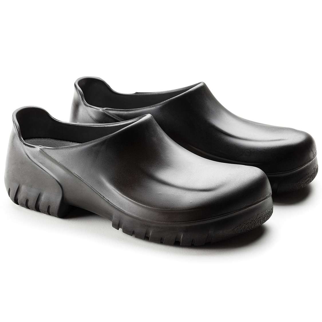 Black Birkenstock A 640 Polyurethane Men's Clogs | FG1ehV7PWs2