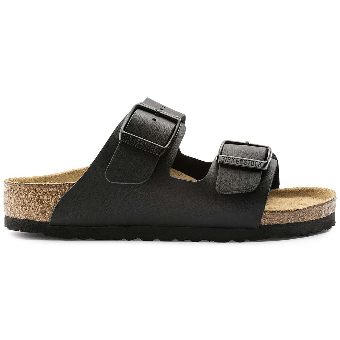 Black Birkenstock Arizona Birko-Flor Kids' Boys Sandals | LdFnGLKbCRE