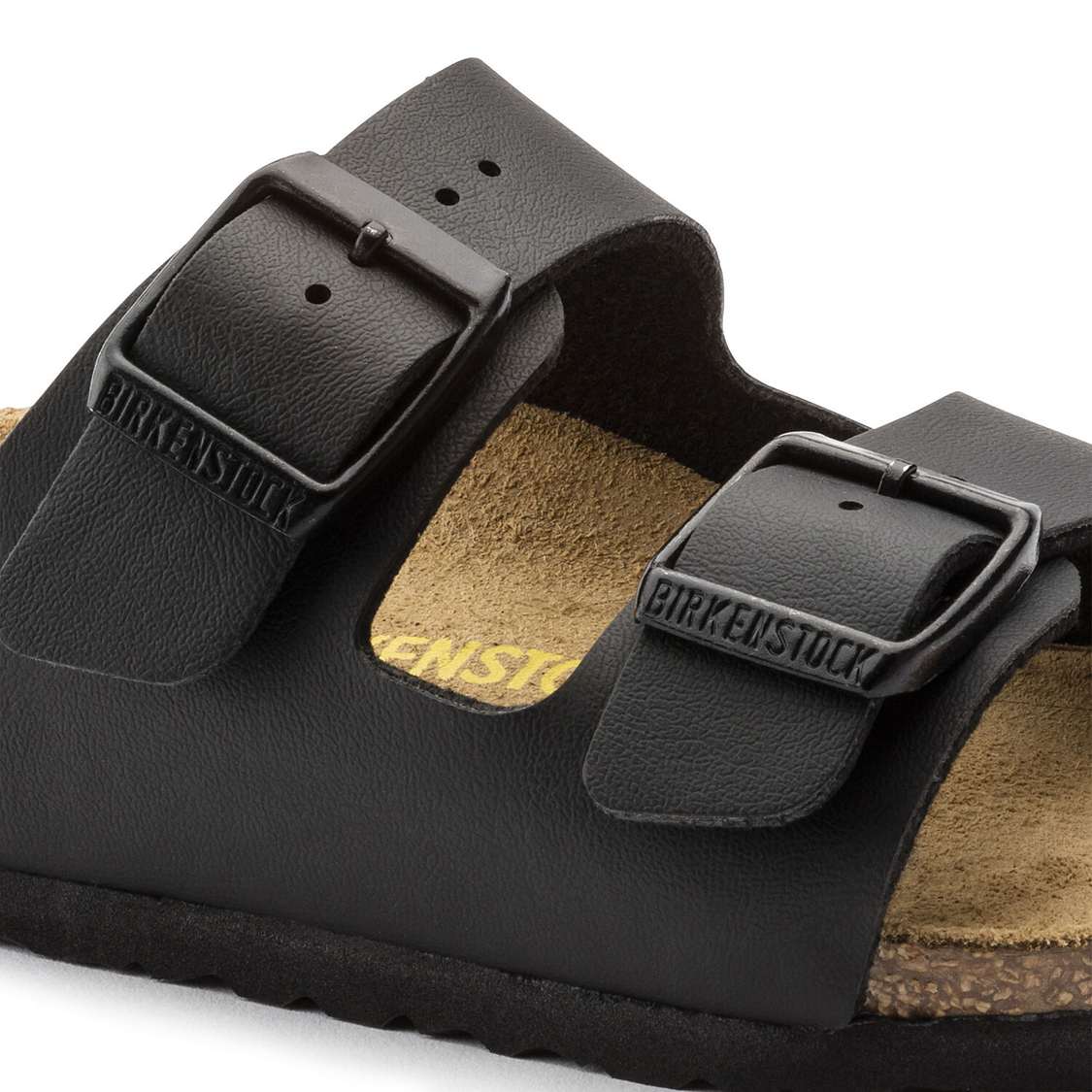 Black Birkenstock Arizona Birko-Flor Kids' Boys Sandals | LdFnGLKbCRE