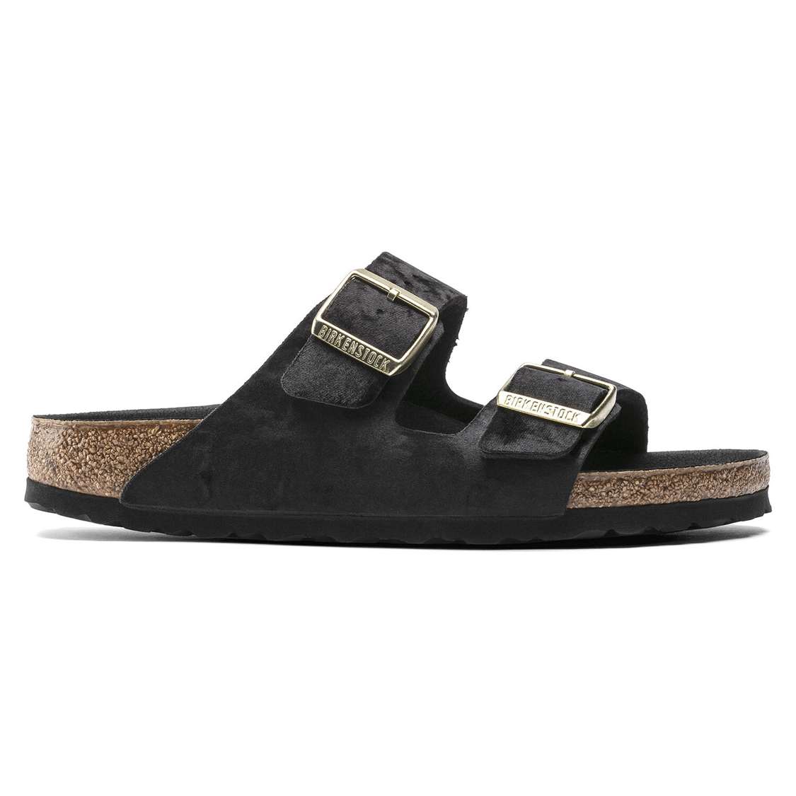 Black Birkenstock Arizona Textile Women's Two Strap Sandals | XMIbjqnqDYA