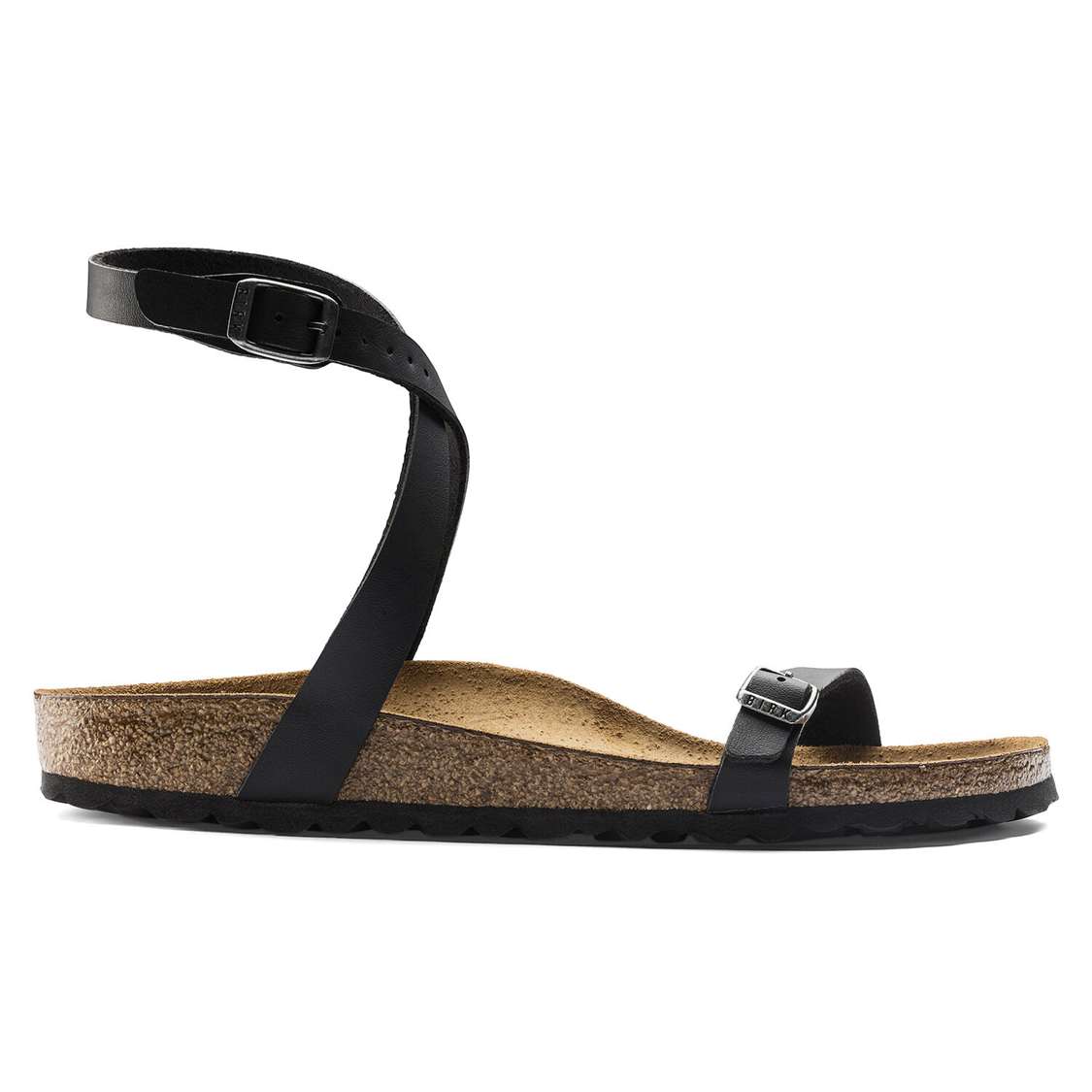 Black Birkenstock Daloa Birko-Flor Women's Back Strap Sandals | bukEur6bRXX