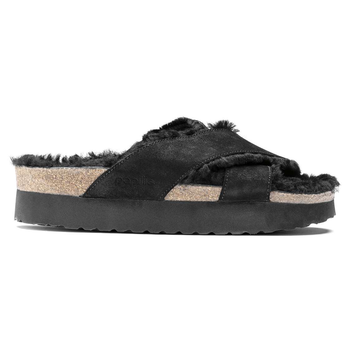 Black Birkenstock Daytona Suede Leather Women's Two Strap Sandals | gB7hCZ1NCg8