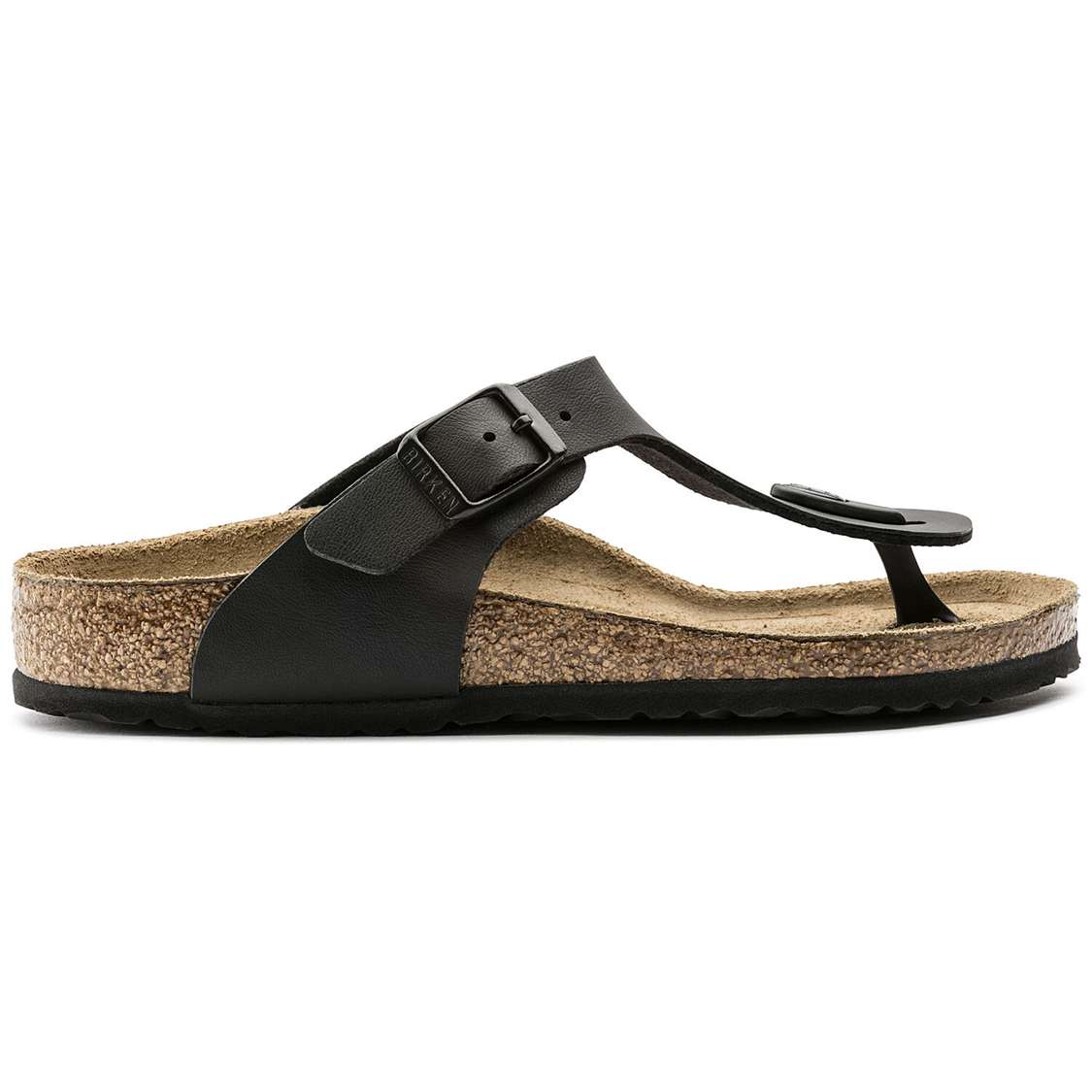 Black Birkenstock Gizeh Birko-Flor Kids' Girls Sandals | vMihX9r5lsN