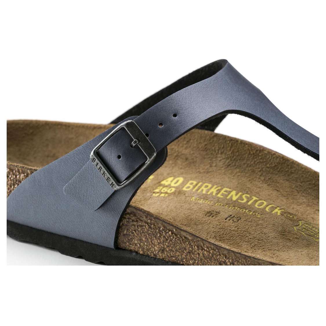 Black Birkenstock Gizeh Birko-Flor Women's Thong | OaI887NCGdE