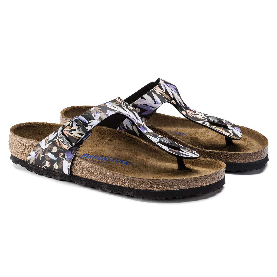 Black Birkenstock Gizeh Soft Footbed Birko-Flor Women's Thong | 5TDnLSBm4Z4