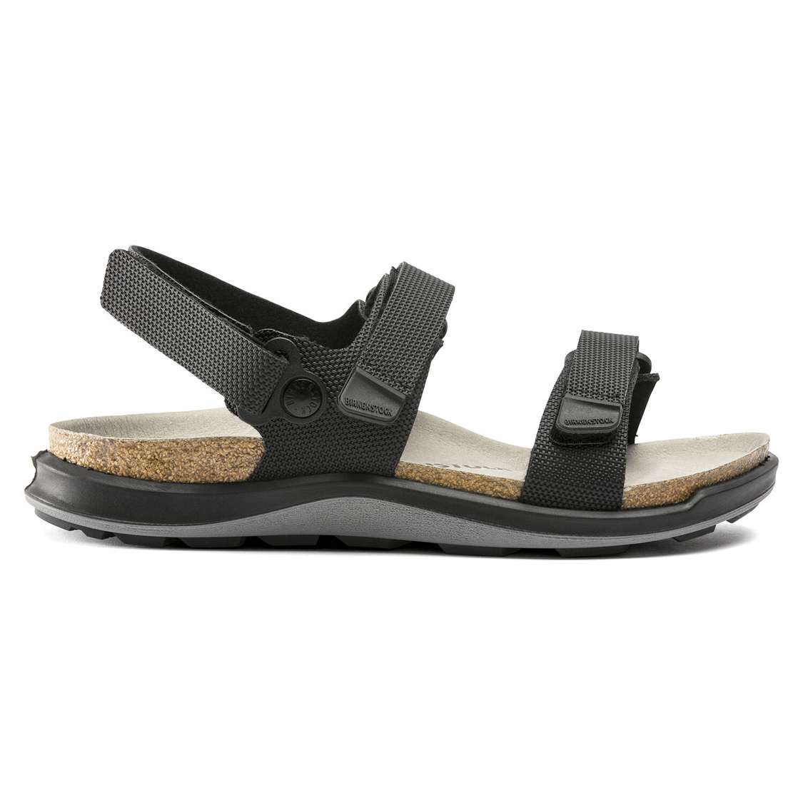 Black Birkenstock Kalahari Birko-Flor Women's Back Strap Sandals | tRHaVER8b48