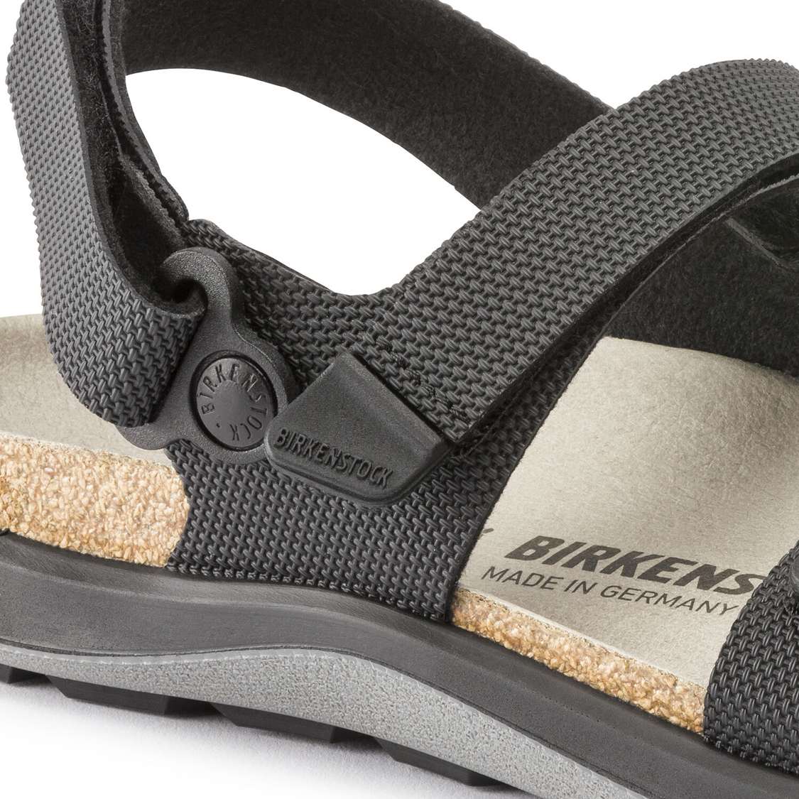 Black Birkenstock Kalahari Birko-Flor Women's Back Strap Sandals | tRHaVER8b48