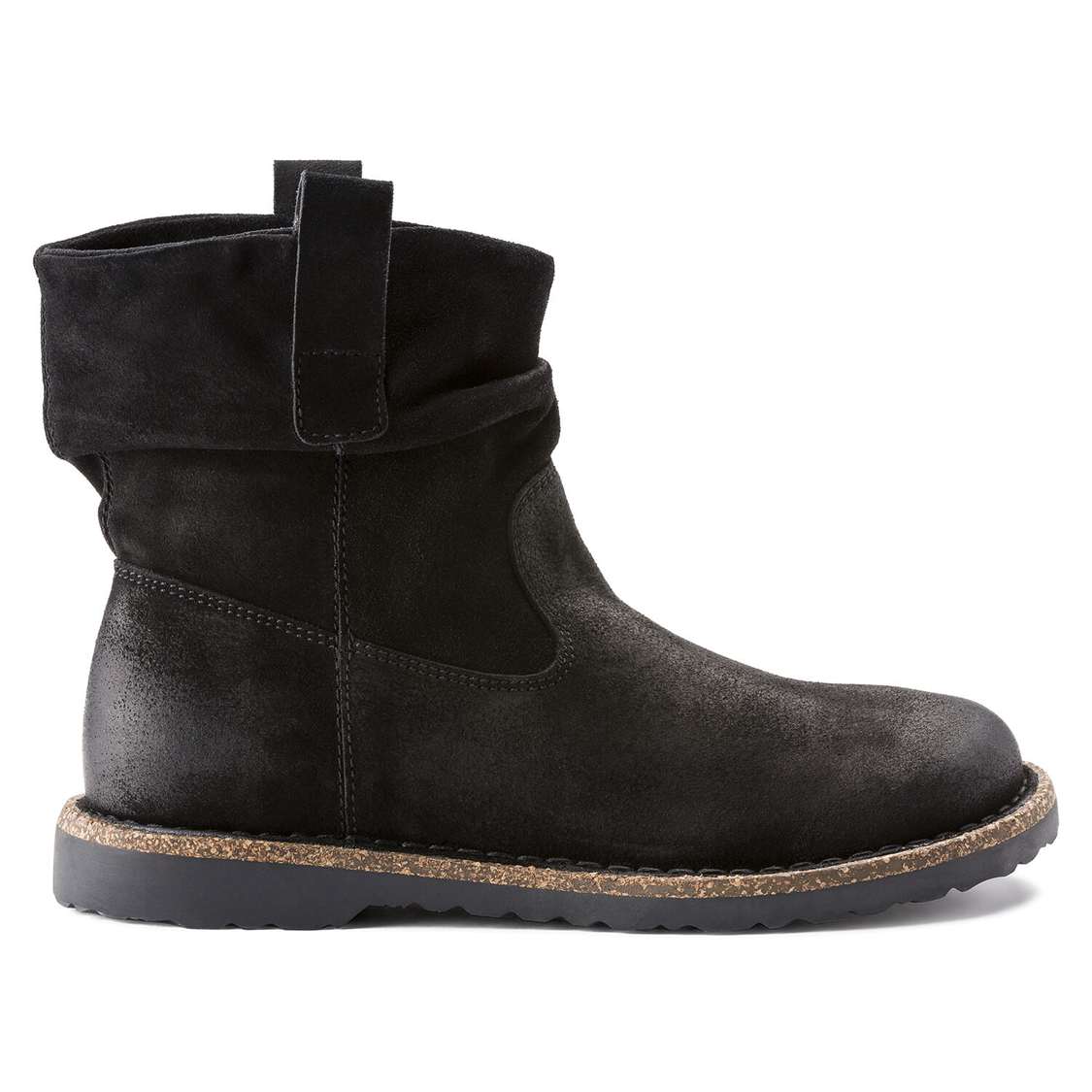 Black Birkenstock Luton Suede Leather Women's Boots | l3xmOELp9jN