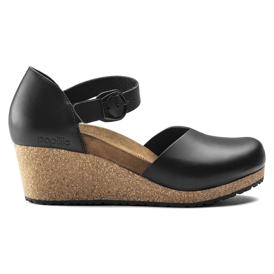 Black Birkenstock Mary Leather Women's Wedges Sandals | dPPwbnY9slK