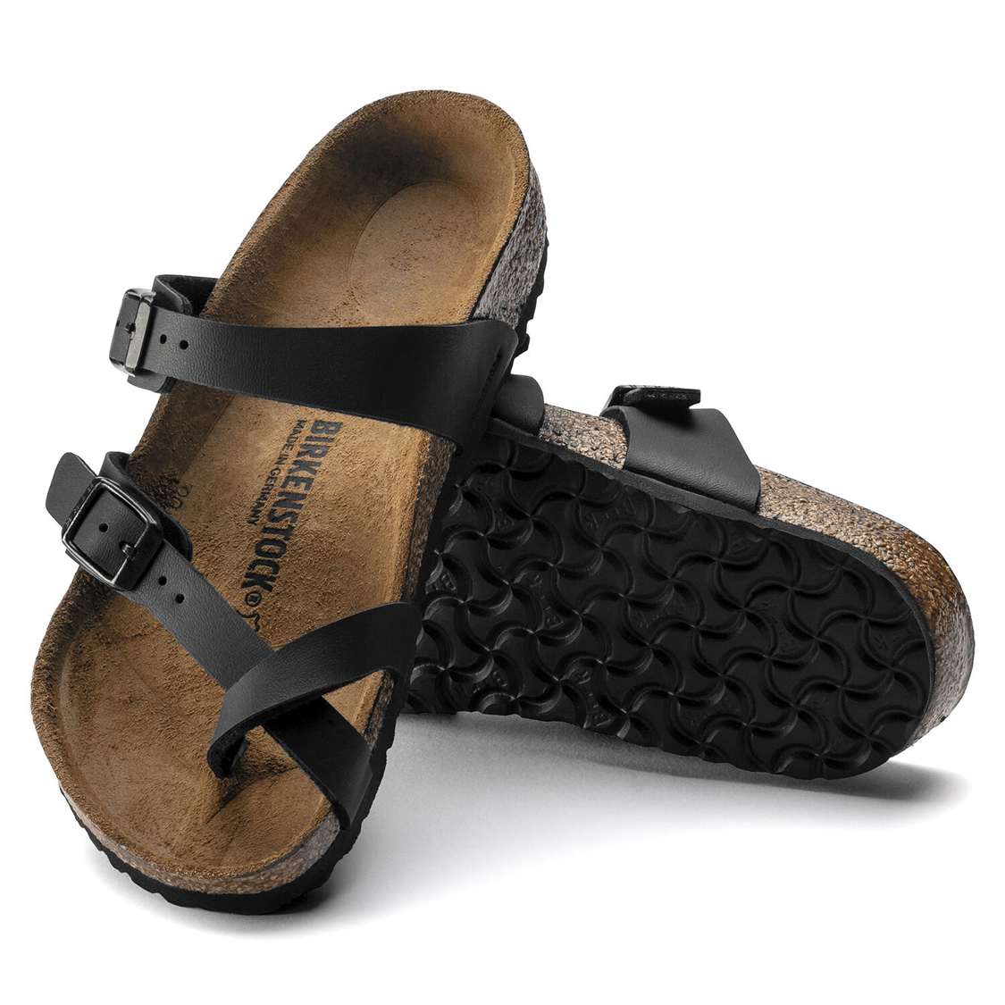 Black Birkenstock Mayari Birko-Flor Kids' Girls Sandals | JEDUxnF5tYg