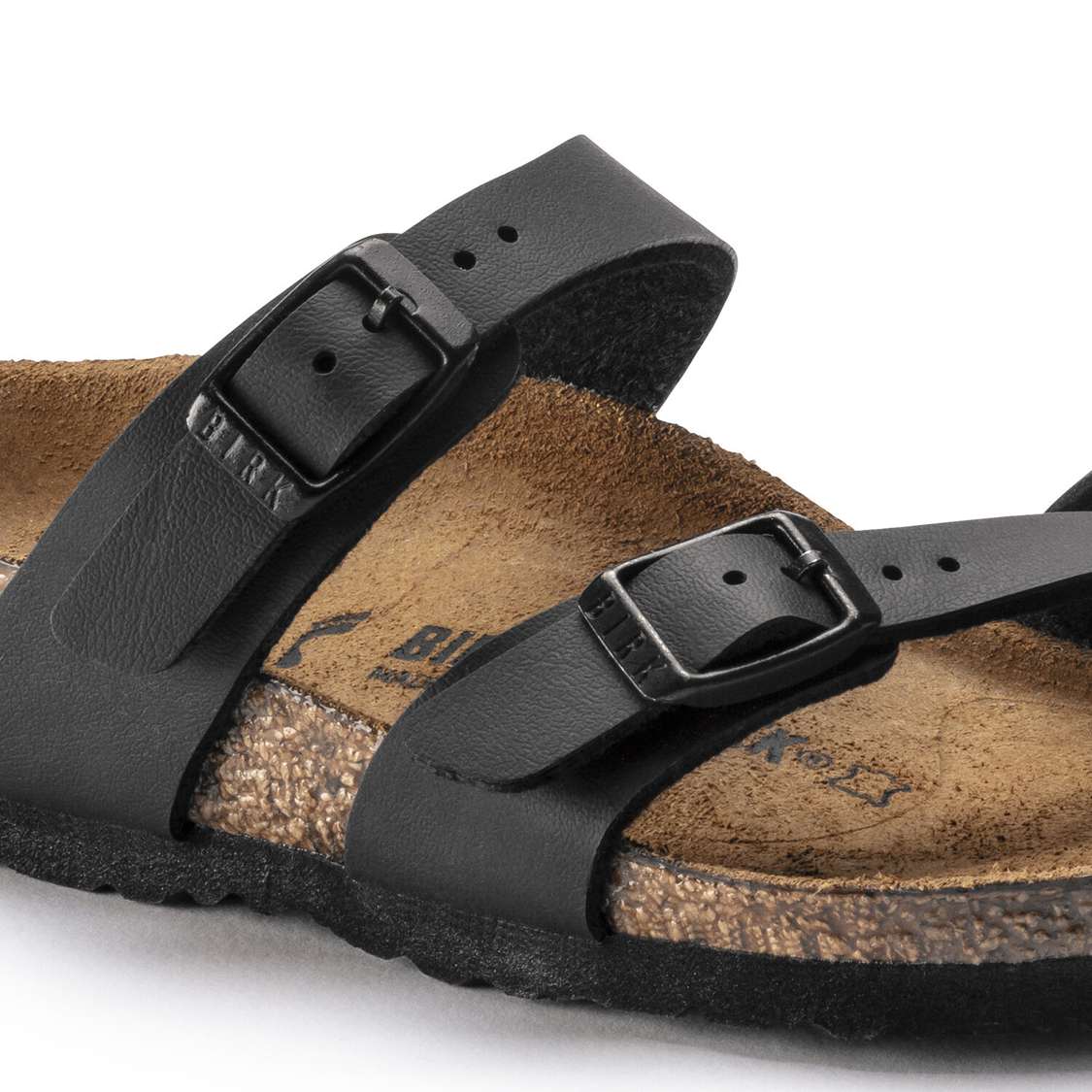 Black Birkenstock Mayari Birko-Flor Kids' Girls Sandals | JEDUxnF5tYg