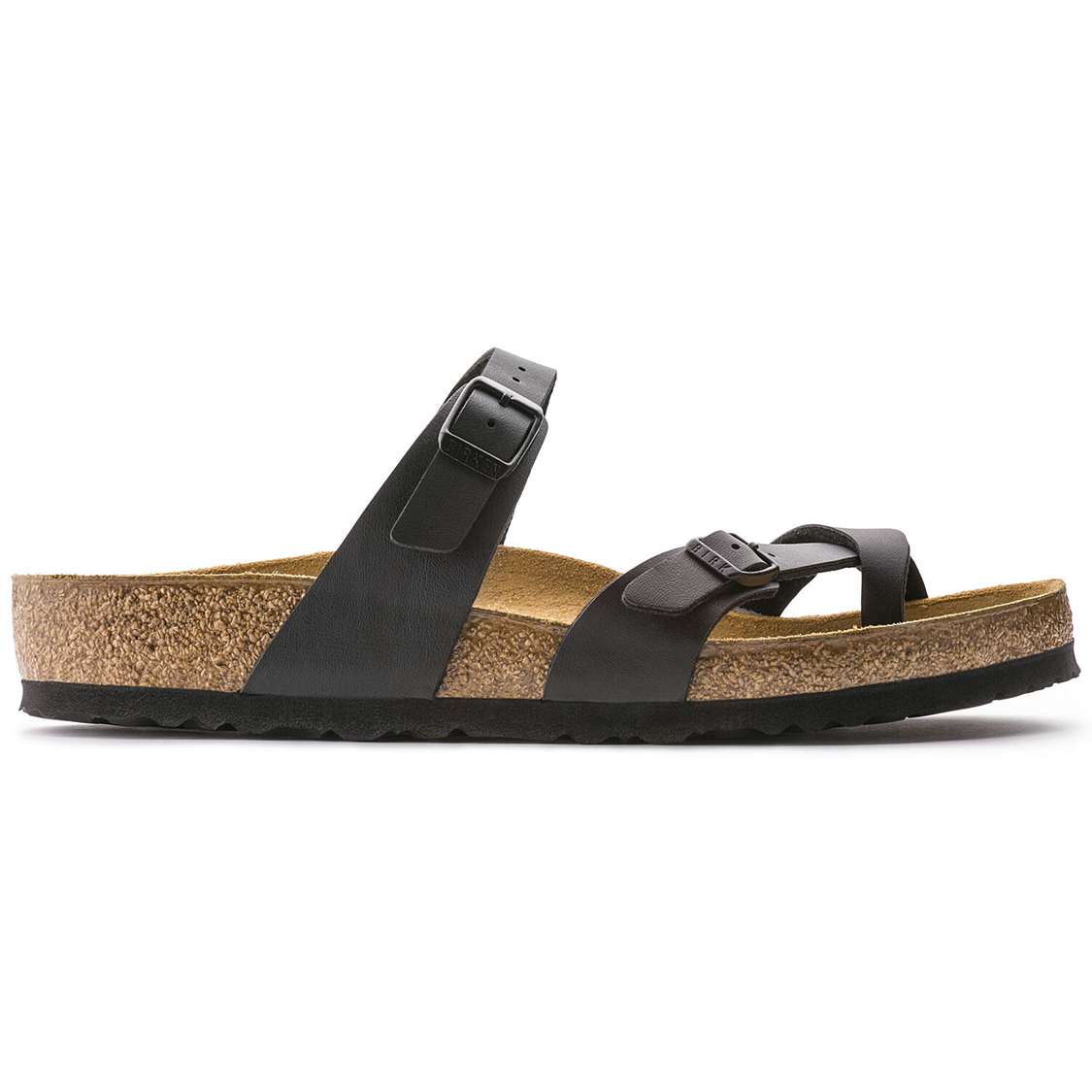 Black Birkenstock Mayari Birko-Flor Men's Thong | NHYWw8ESQyQ