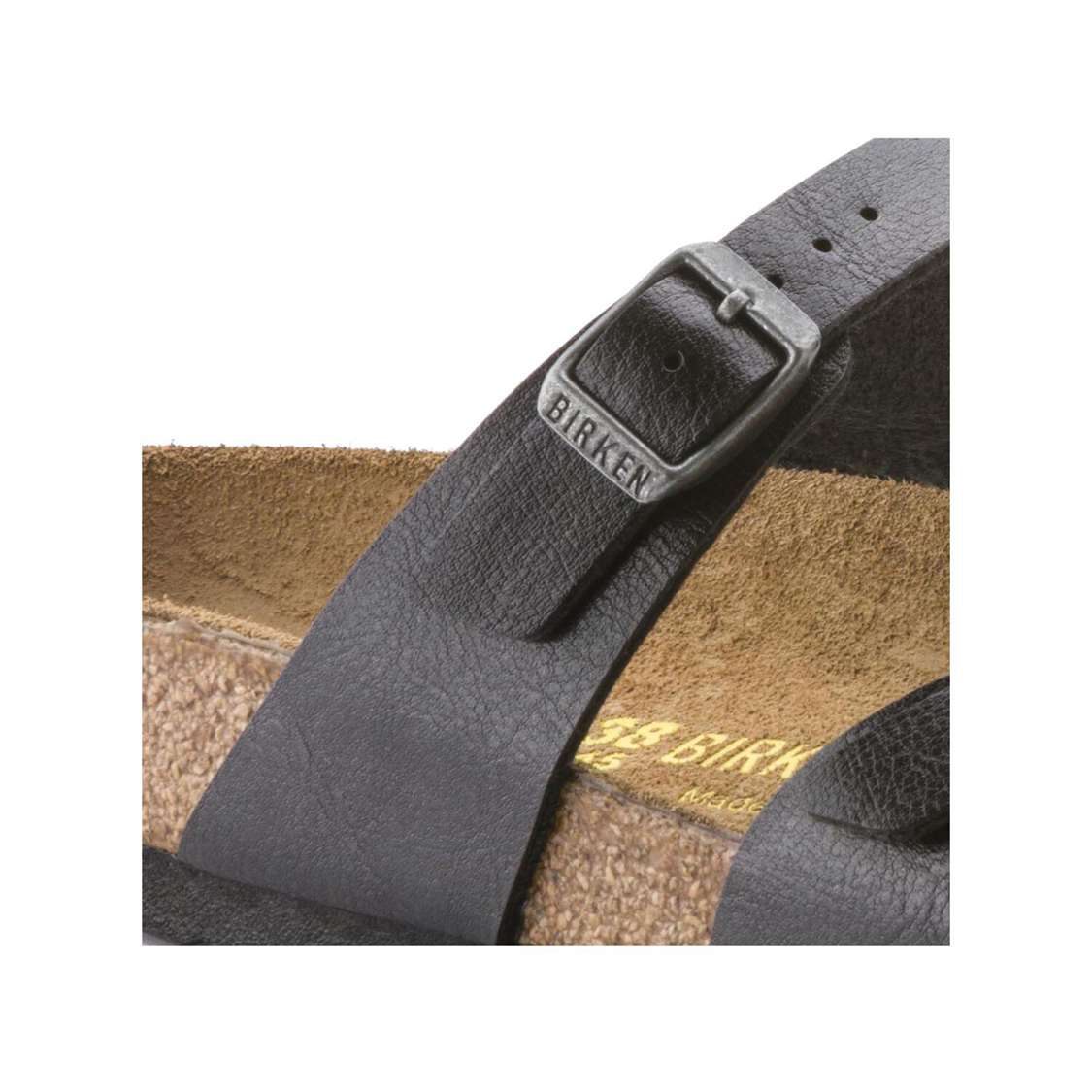 Black Birkenstock Mayari Birko-Flor Women's Two Strap Sandals | Pgw7cAp2iHN