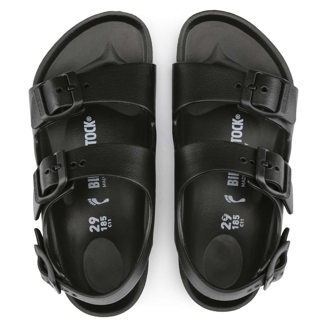 Black Birkenstock Milano Essentials EVA Kids' Boys Sandals | odota2297vH