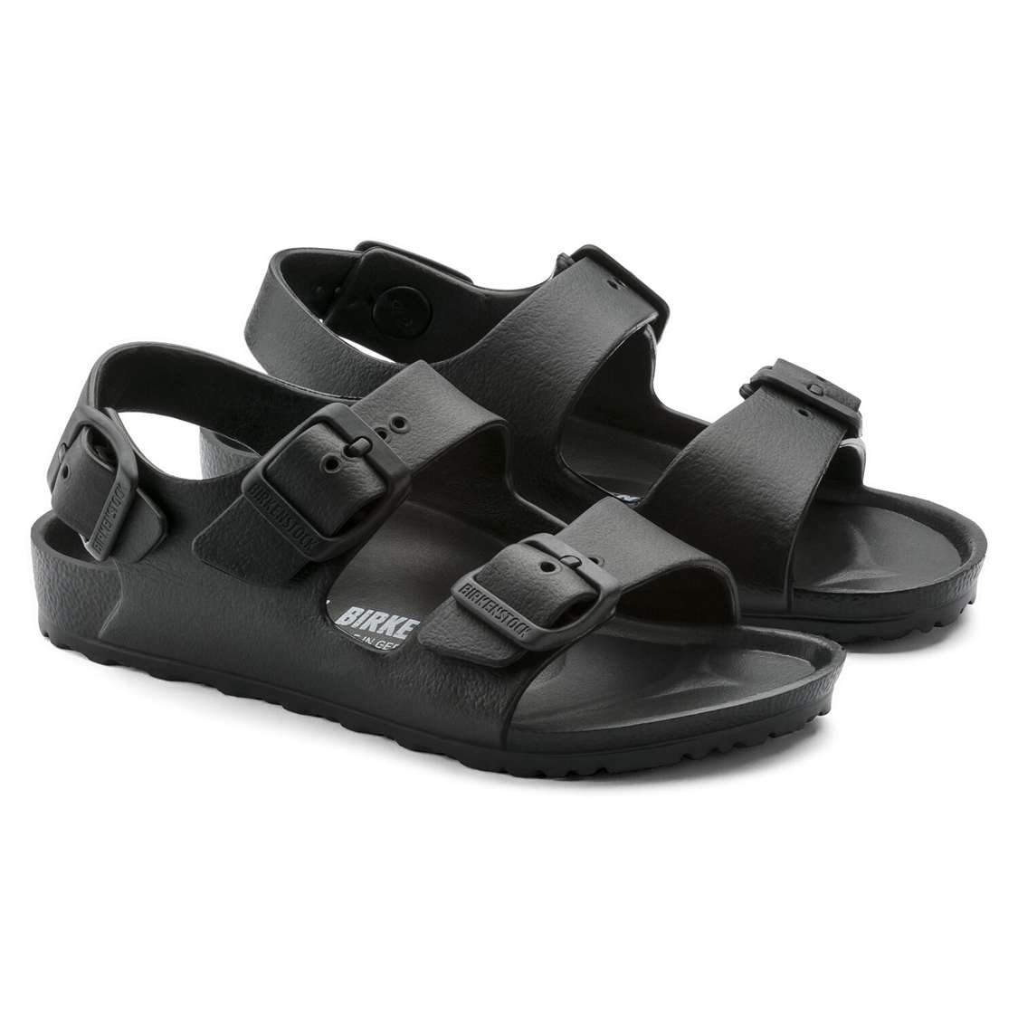 Black Birkenstock Milano Essentials EVA Kids' Boys Sandals | odota2297vH