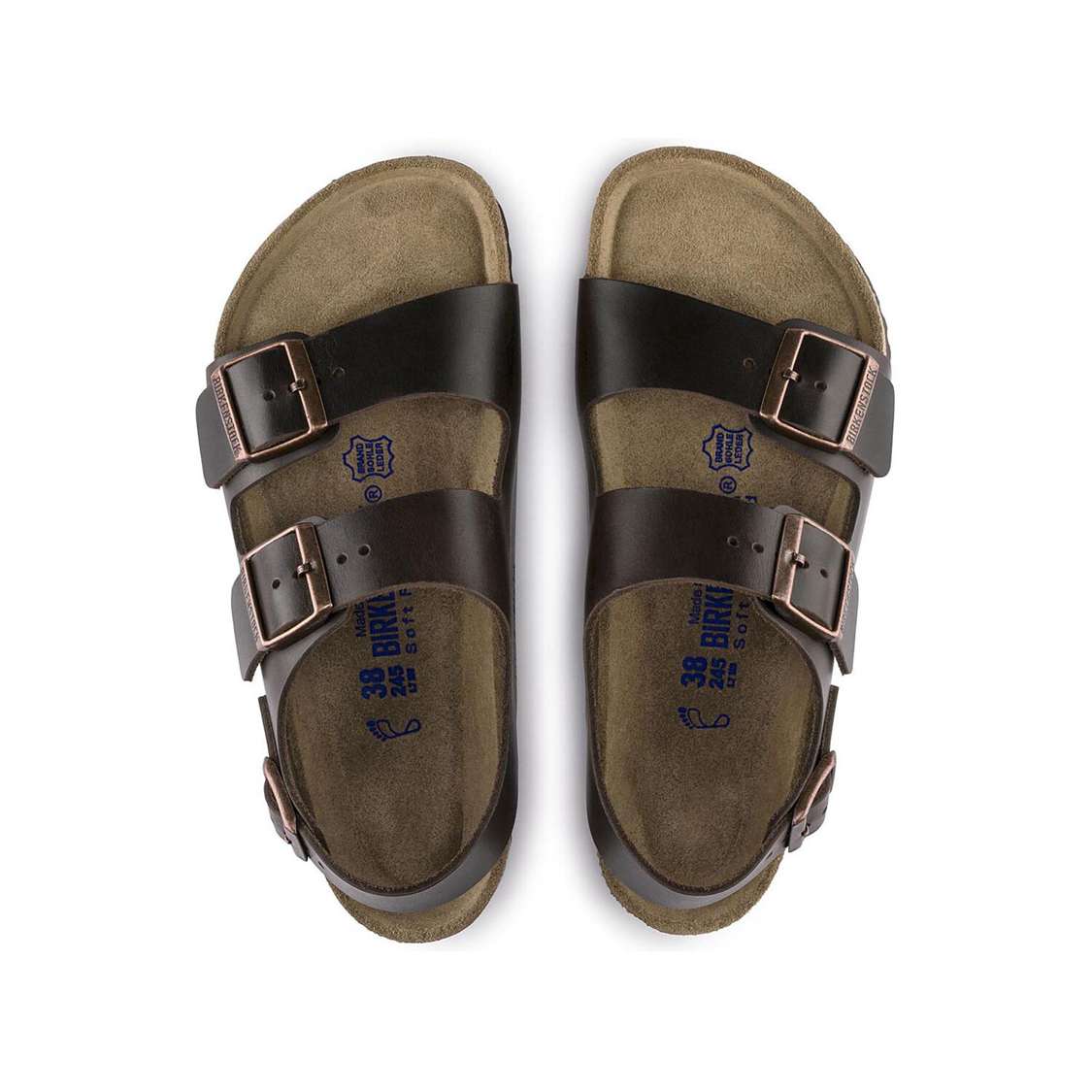 Black Birkenstock Milano Soft Footbed Smooth Leather Women's Multi Strap Sandals | gImsUzNtf27