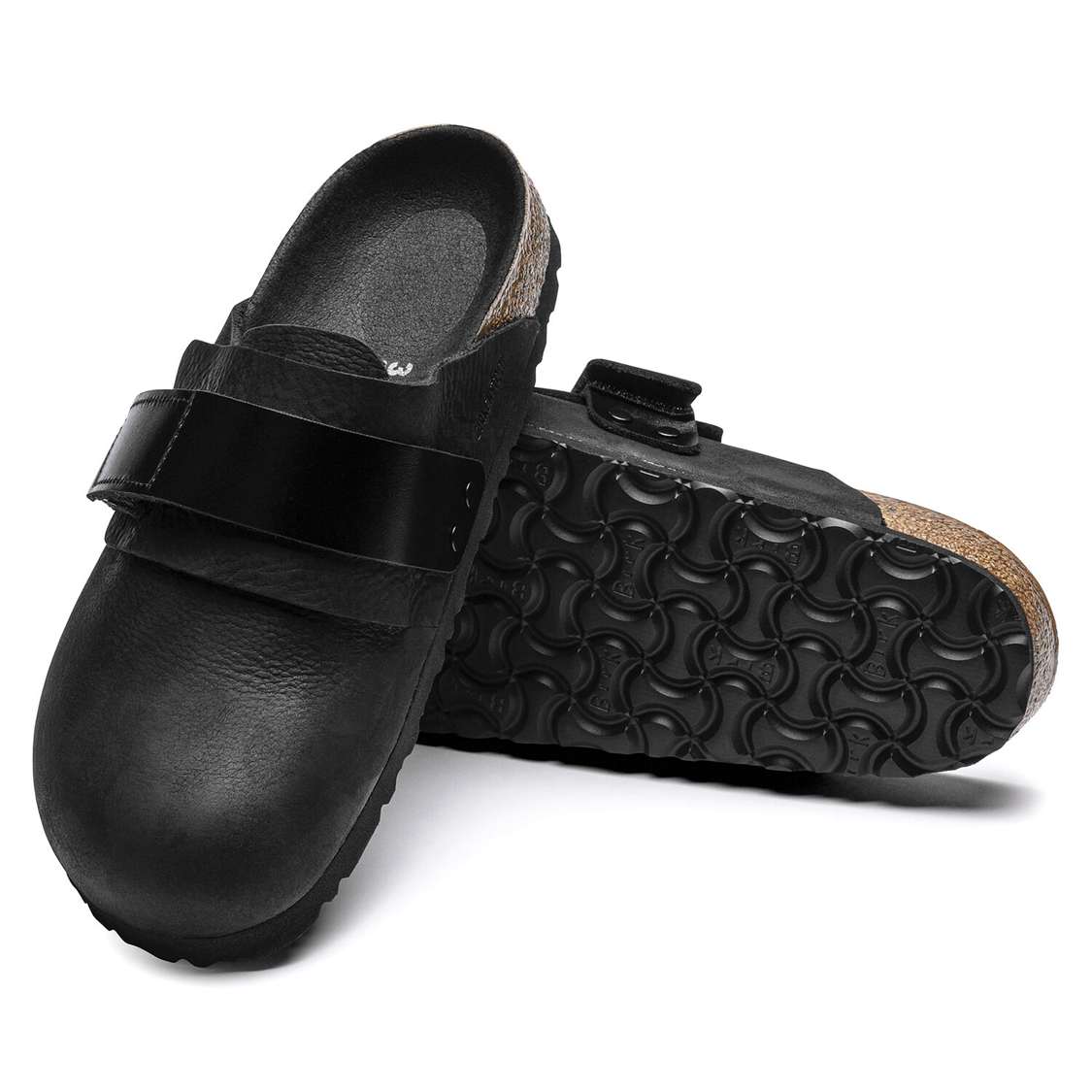 Black Birkenstock Nagoya Nubuck Leather Women's Clogs | 7Dbib8dnjIK