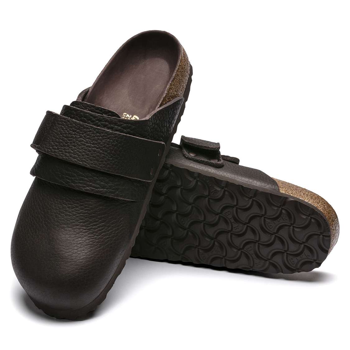 Black Birkenstock Nagoya Nubuck Leather Men's Clogs | uacKHblxacE