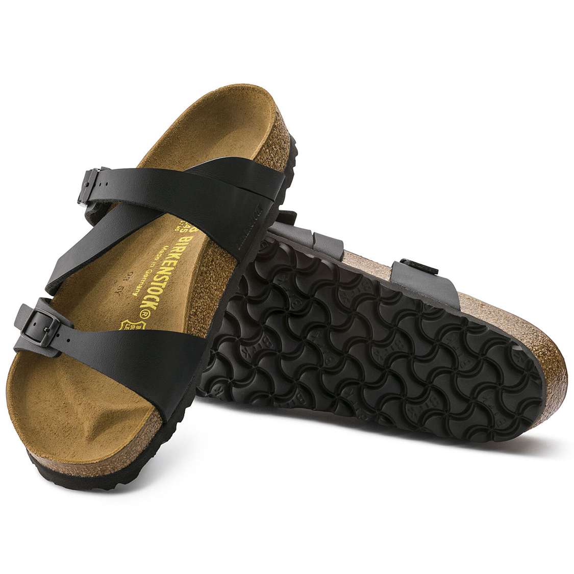 Black Birkenstock Salina Birko-Flor Women's Multi Strap Sandals | I5aBbCIX81Z