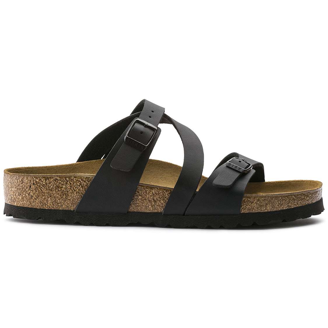 Black Birkenstock Salina Birko-Flor Women's Multi Strap Sandals | I5aBbCIX81Z