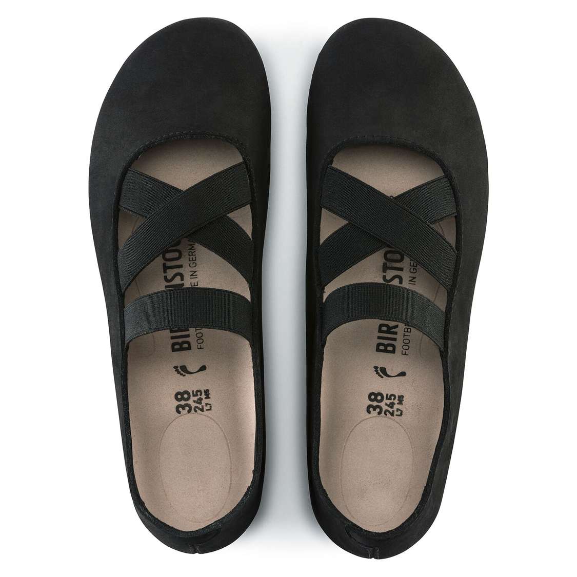 Black Birkenstock Santa Ana Nubuck Leather Women's Low Shoes | 9vLEznMLgLK