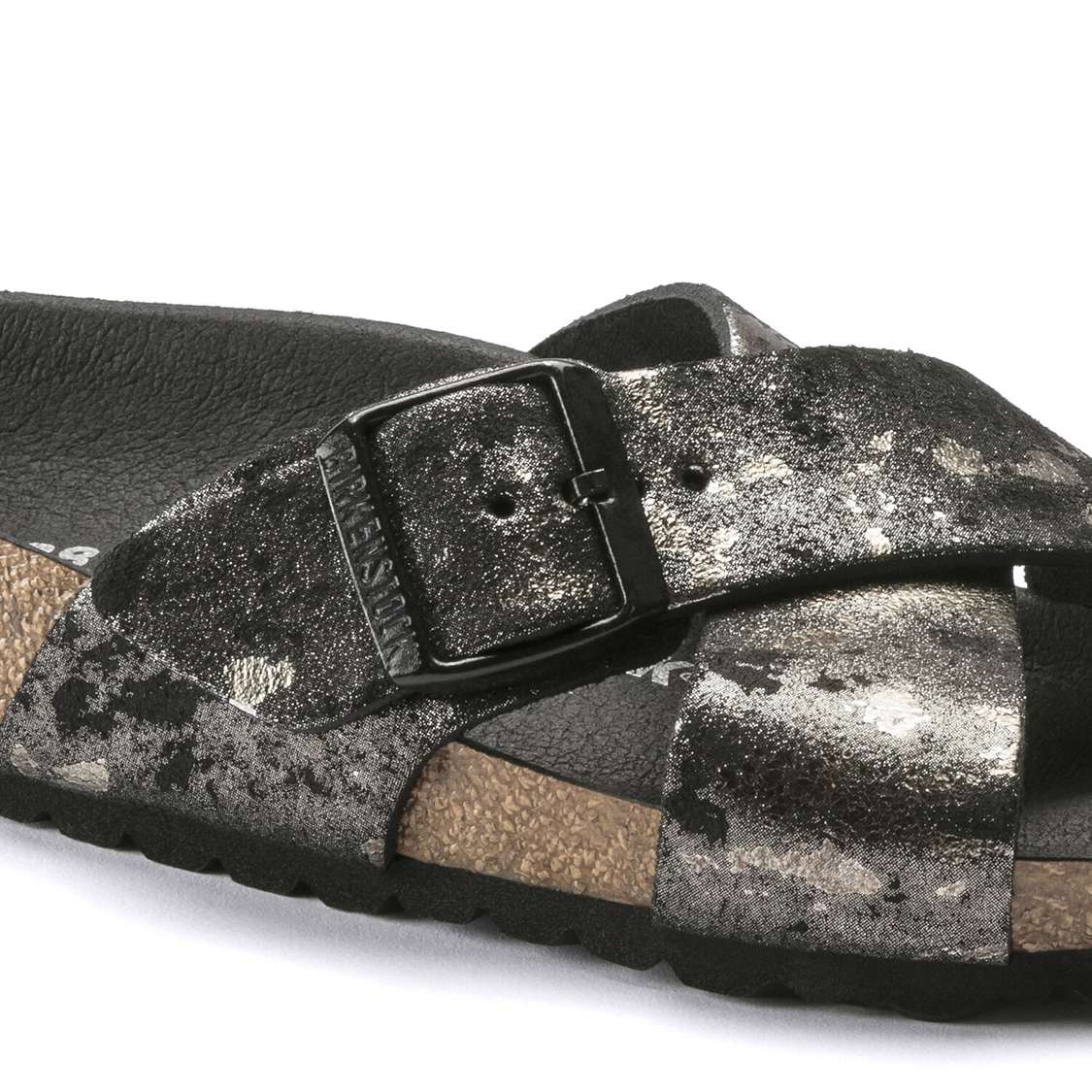 Black Birkenstock Siena Suede Leather Women's Two Strap Sandals | MXhuIfMShlw