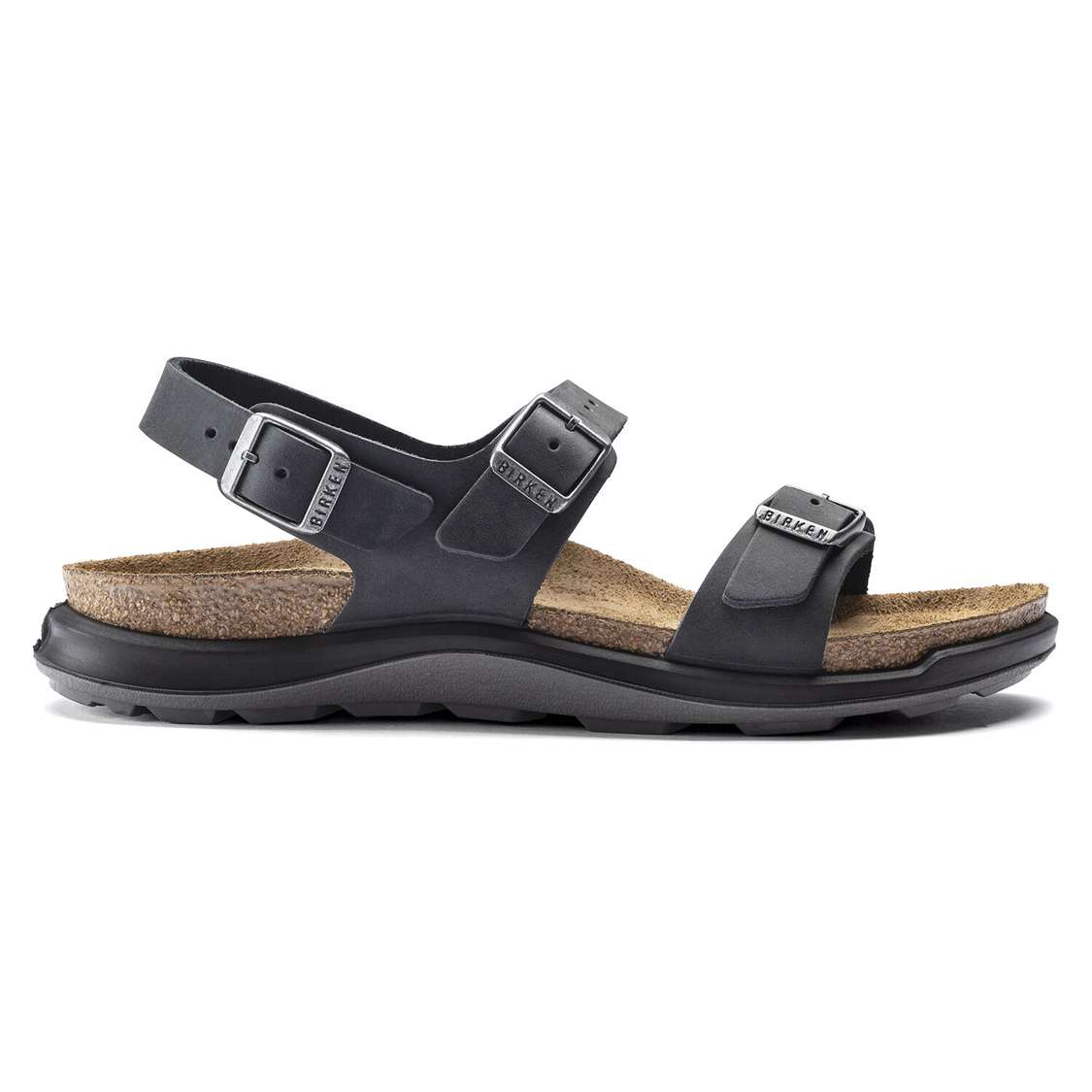 Black Birkenstock Sonora Oiled Leather Women's Back Strap Sandals | NH5GM1DY9lu